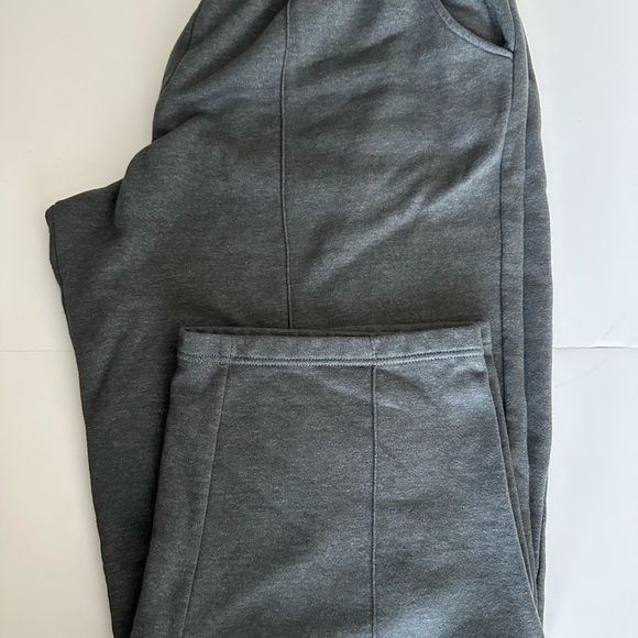 John Blair Men’s Supreme Fleece Stitched-Crease Charcoal GraySweatpants, SizeXXL - Picture 4 of 11